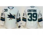 Youth NHL San Jose Sharks #39 Logan Couture white jerseys