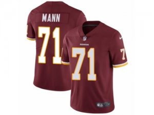 Mens Nike Washington Redskins #71 Charles Mann Vapor Untouchable Limited Burgundy Red Team Color NFL Jersey