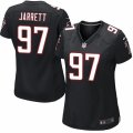 Women's Nike Atlanta Falcons #97 Grady Jarrett Limited Black Alternate NFL Jersey