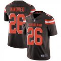 Nike Browns #26 Derrick Kindred Brown Vapor Untouchable Limited Jersey