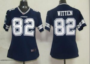 nike women nfl jerseys dallas cowboys #82 witten blue