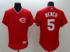 Cincinnati Reds #5 Johnny Bench Red Flexbase Authentic Collection Cooperstown Stitched Baseball Jersey