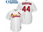 Youth St.Louis Cardinals #44 Trevor Rosenthal White Cool Base Stitched MLB Jersey