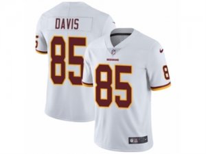 Mens Nike Washington Redskins #85 Vernon Davis Vapor Untouchable Limited White NFL Jersey