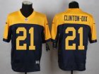 Nike Green Bay Packers #21 clinton-dix yellow-blue jerseys[Elite]