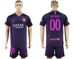 2016-17 Barcelona Away Customized Soccer Jersey