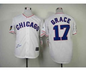 mlb jerseys chicago cubs #17 garza white[1968 m&n]