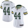 Women's Nike Green Bay Packers #44 James Starks Limited White Rush NFL Jersey