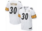 Mens Nike Pittsburgh Steelers #30 Cameron Sutton Elite White NFL Jersey