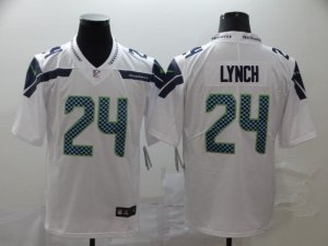 Nike Seahawks #24 Marshawn Lynch White Vapor Untouchable Limited Jersey