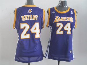 women nba los angeles lakers #24 bryant purple