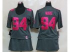 Nike Women Dallas Cowboys #94 DeMarcus Ware dk.grey[breast cancer awareness]