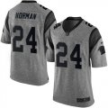 Nike Carolina Panthers #24 Josh Norman Gridiron Gray jerseys(Limited)