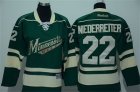 Youth Minnesota Wild #22 Nino Niederreiter Green Stitched NHL Jersey