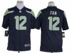 Nike NFL Seattle Seahawks #12 Fan Blue Game Jerseys