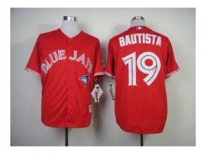 mlb jerseys toronto blue jays #19 bautista canada red[new][bautista]