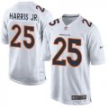 Nike Denver Broncos #25 Chris Harris Jr White Men Stitched NFL Game Event Jersey