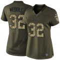 Women Nike San Diego Chargers #32 Eric Weddle Green Salute to Service Jerseys