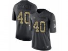 Mens Nike New Orleans Saints #40 Delvin Breaux Limited Black 2016 Salute to Service NFL Jersey