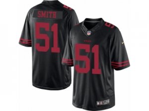 Mens Nike San Francisco 49ers #51 Malcolm Smith Limited Black NFL Jersey