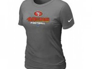 Women San Francisco 49ers D.Grey T-Shirt