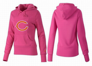 Women Chicago bears Logo Pullover Hoodie-018