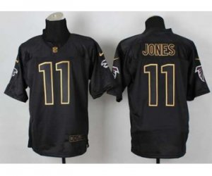 Nike jerseys atlanta falcons #11 jones black[Elite gold lettering fashion]