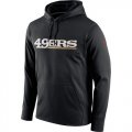 San Francisco 49ers Nike Circuit Wordmark Essential Performance Pullover Hoodie Black