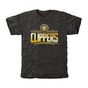Los Angeles Clippers Gold Collection Tri-Blend T-Shirt Black