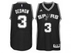 Mens San Antonio Spurs #3 Dewayne Dedmon adidas Black Player Swingma Jersey
