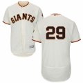 Mens Majestic San Francisco Giants #29 Jeff Samardzija Cream Flexbase Authentic Collection MLB Jersey