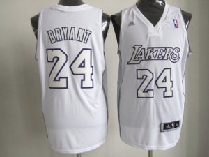 nba los angeles lakers #24 bryant white[fullwhite-2]