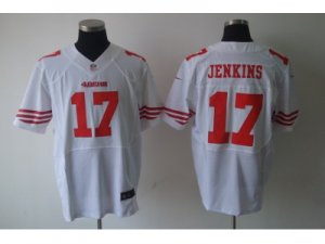 Nike NFL san francisco 49ers #17 jenkins white Elite jerseys