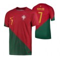 Portugal# 7 RONALDO Home 2022 FIFA World Cup Thailand Soccer Jersey