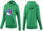NHL Women New York Rangers Logo Pullover Hoodie 15