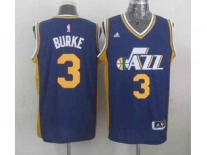 nba utah jazz #3 burke blue