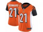 Women Nike Cincinnati Bengals #21 Darqueze Dennard Vapor Untouchable Limited Orange Alternate NFL Jersey
