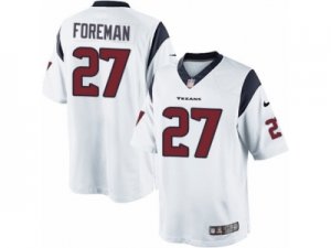 Mens Nike Houston Texans #27 DOnta Foreman Limited White NFL Jersey