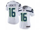 Women Nike Seattle Seahawks #16 Tyler Lockett Vapor Untouchable Limited White NFL Jersey