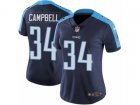 Women Nike Tennessee Titans #34 Earl Campbell Vapor Untouchable Limited Navy Blue Alternate NFL Jersey