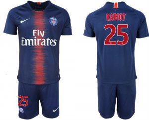 2018-19 Pari Saint-Germain 25 RABIOT Home Soccer Jersey