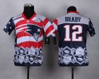 2015 Super Bowl XLIX Youth Nike New England Patriots #12 Brady Jerseys(Style Noble Fashion)