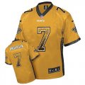 Nike New Orleans Saints #7 Morten Andersen Gold Jersey(Elite Drift Fashion)