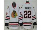 Chicago Blackhawks #22 Marcus Kruger Authentic Away White Premier Jersey