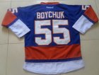 New York Islanders #55 BOYCHUK blue jerseys