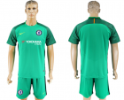2017-18 Chelsea Green Goalkeeper Soccer Jersey