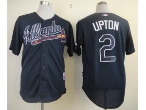 mlb jerseys atlanta braves #2 upton blue