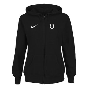 Women NEW Indianapolis Colts Ladies Tailgater Full Zip Hoodie Black