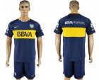 2017-18 Boca Juniors Home Soccer Jersey