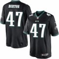 Mens Nike Philadelphia Eagles #47 Trey Burton Limited Black Alternate NFL Jersey